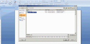 Pilih File Ms. Excel yang sesuai